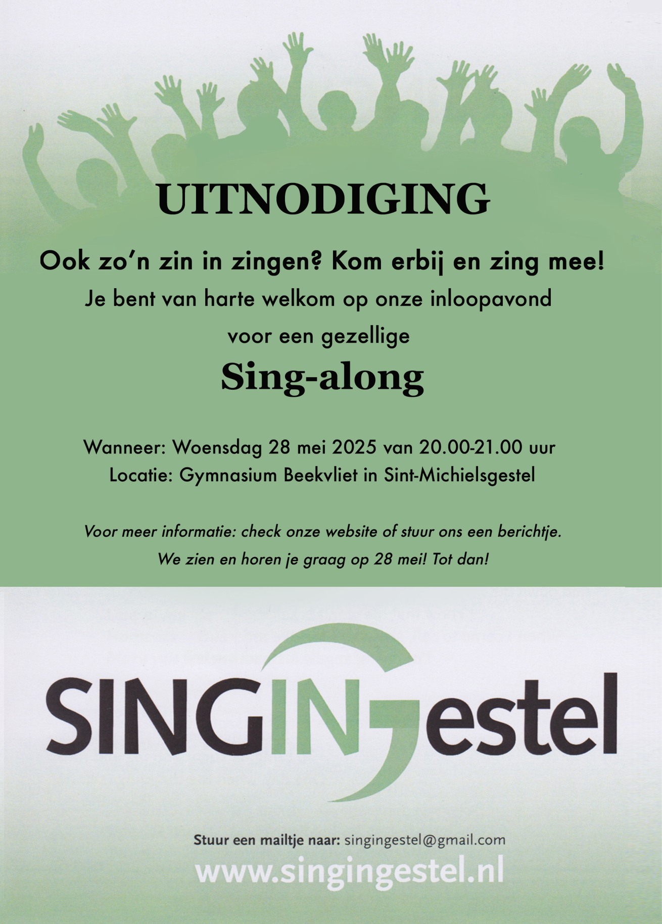 SG-Uitnodiging Sing-along mei2025